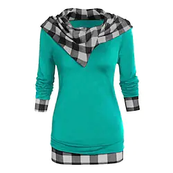 Inspired by Punk Gothic Plaid Hoodie Anime Hoodie For Men's Women's Unisex Adults' Hot Stamping 100% Polyester Lightinthebox