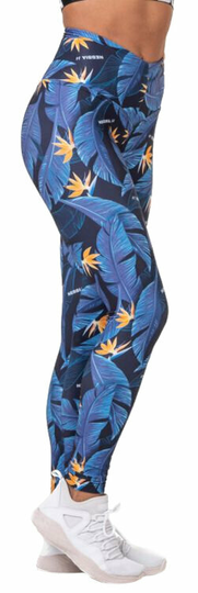 Nebbia High-Waist Ocean Power Leggings Ocean Blue L