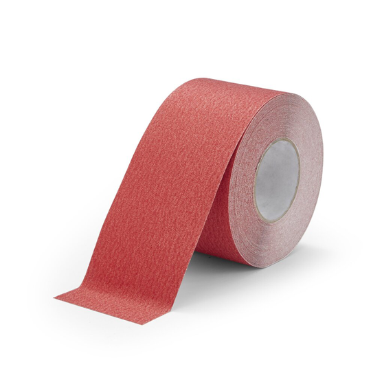(Red, 100mm x 18.m) Slips Away Anti Slip Tape Rolls Standard Grade