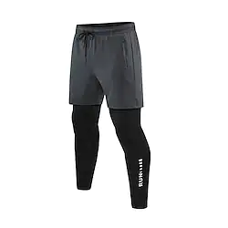 Men's Running Tights Leggings Compression Pants Drawstring 2 in 1 Compression Clothing Athletic Athleisure Spandex Breathable Quick Dry Moisture Wicking Fitness Gym Workout Running Sportswear Lightinthebox