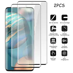 [2PCS] Screen Protector For Samsung Galaxy S22 Ultra S21 Plus S20 FE A72 A52 A42 Tempered Glass 9H Hardness Anti Scratch 3D Full Coverage Protective Film Lightinthebox