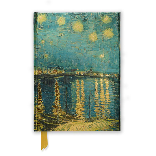 Van Gogh: Starry Night over the Rhone (Foiled Journal) (Flame Tree Notebooks)