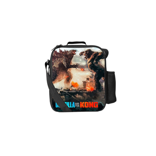 (Pattern 10) Godzilla Lunch Bag Thermal Insulated Cooler Box