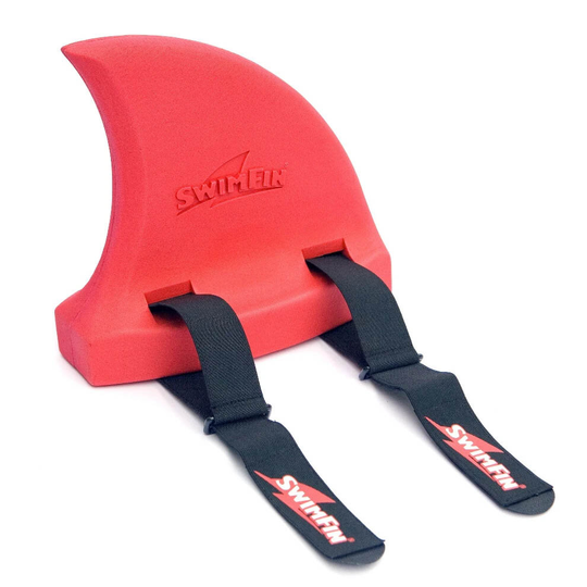 Swimfin Swimming Swim Shark Fin Training Floatation Aid - Red