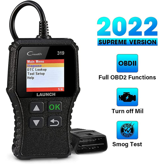 LAUNCH CR319 OBD2 Scanner Check Engine Code Reader with Full OBD2 Functions