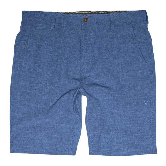 Vissla Youth Boys Fin Rope Hybrid 17in Walkshorts - Harbor Blue