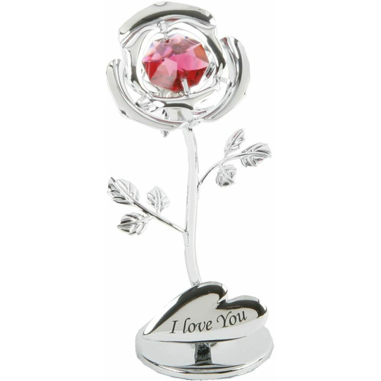 (Crsto Love Rose) I love You Husband Wife GF BF Friend Birthday Gift