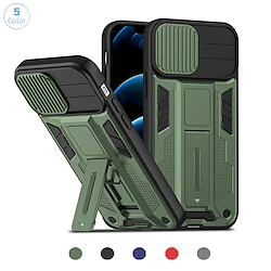 Camera Protection Stand Holder Phone Case For iPhone 14 13 Pro Max 11 12 XS Max X XR 8 Plus 14 13 Shockproof Bumper Armor Cover Lightinthebox