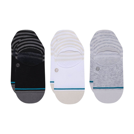 Stance Womens Sensible Two Super Invisible/No Show Ankle Socks - Multi (3 Pack)