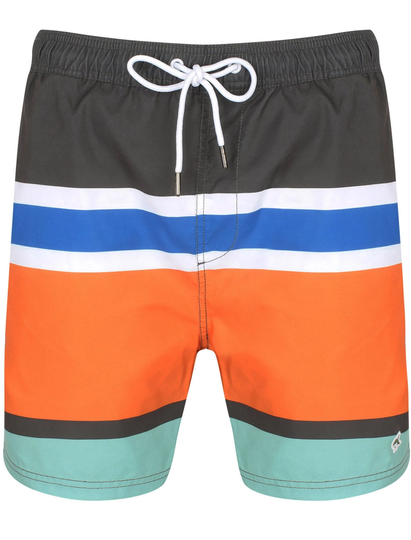 Swim Shorts Volos Colour Block Swim Shorts In Mandarin Orange - Le Shark / S - Tokyo Laundry