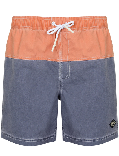 Swim Shorts Ledward Colour Block Swim Shorts in Crown Blue - South Shore / S - Tokyo Laundry