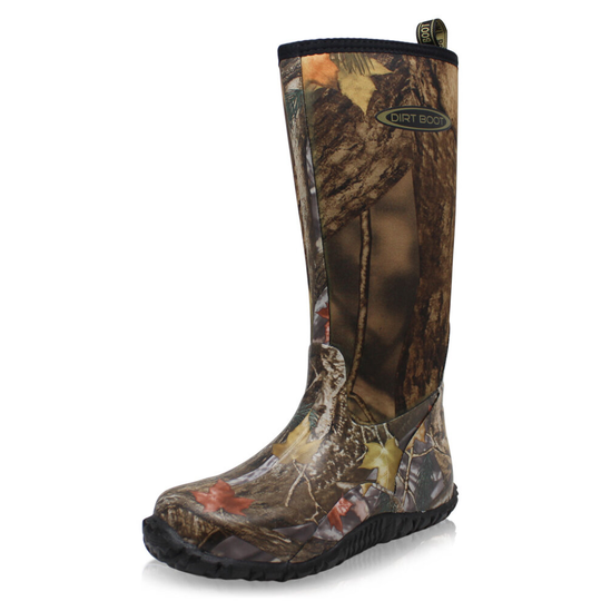 (5 UK EU38, Camo) Dirt Boot Unisex Neoprene Wellington Muck Field Wellies Stable Yard Boots