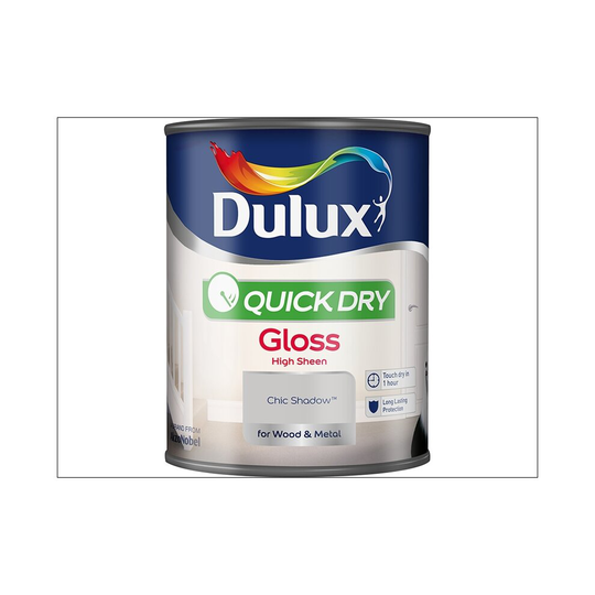 Dulux Quick Dry Gloss Chic Shadow 750ml