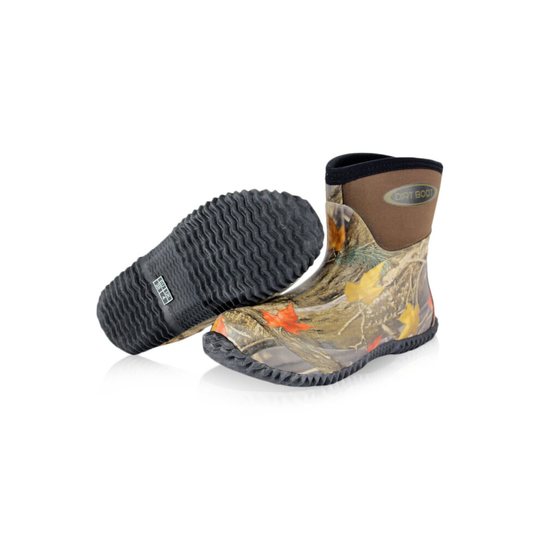 (11 UK EU45, Camo) Dirt Boot Unisex Neoprene Wellington Muck Field Garden Wellies Stable Yard Ankle Bootie