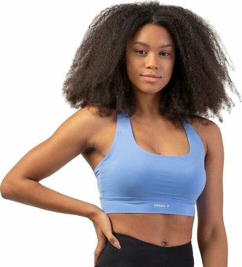 Nebbia Active Sports Bra Light Blue M