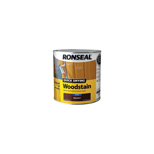 Ronseal 8734 Quick Drying Woodstain Satin Teak 750ml