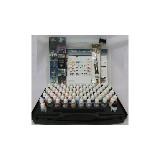 Val70175 - Av Vallejo Model Color Set - Basic Box (72 Colours + Case)