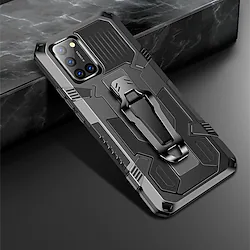 Phone Case For Samsung Galaxy Back Cover S21 Ultra Plus S21 S20 Ultra Plus FE S20 Samsung A13 5G Samsung Note 10 Lite Bumper Frame Ring Holder Kickstand Solid Colored PC Metal Lightinthebox