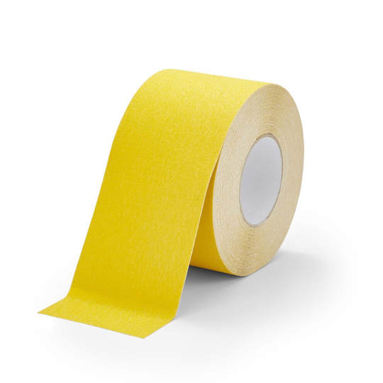 (Yellow, 100mm x 18.m) Slips Away Anti Slip Tape Rolls Standard Grade
