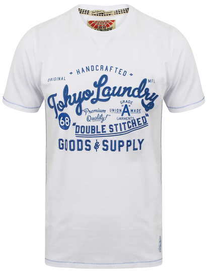 T-Shirts Bailey Springs Motif Cotton T-Shirt in Optic White - Tokyo Laundry / S - Tokyo Laundry