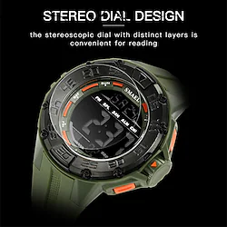 Men Watches Digital SMAEL Watch Waterproof LED Clock Alarm reloj hombre Stopwatch Black Wristwatch 1335 Sport Watches Digital Lightinthebox