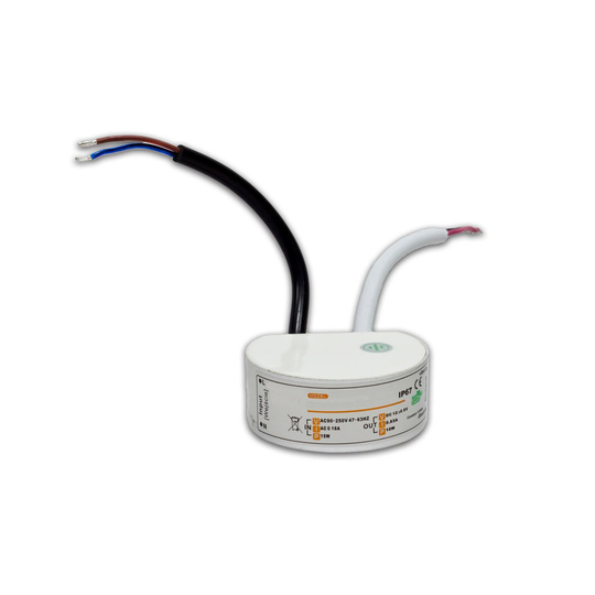 A2024Y, 20W 24VDC Single Output Switching LED Power Supply, IP67, wall box shape