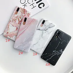 Phone Case For Huawei Back Cover Huawei P20 Huawei P20 Pro Huawei P30 Huawei P30 Pro Huawei P30 Lite IMD Frosted Pattern Marble TPU Lightinthebox