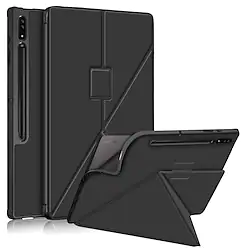 Tablet Case Cover For Samsung Galaxy Tab S8 Ultra Portable Pencil Holder with Stand Solid Colored TPU PC Lightinthebox