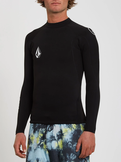 Men's Volcom 2mm Neoprene Jacket - BLACK