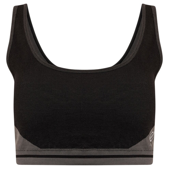 (M, Black/Charcoal Grey) Dare 2B Womens/Ladies Dont Sweat It Recycled Bikini Top