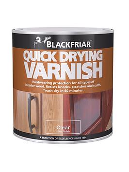 Blackfriar Quick Drying Interior Varnish Clear Matt 500Ml