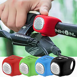ROCKBROS Electric Bike Horn / Bell Waterproof Lightweight for Road Bike Mountain Bike MTB Cycling Bicycle Silica Gel Green Black Red 1 pcs / IPX 4 Lightinthebox