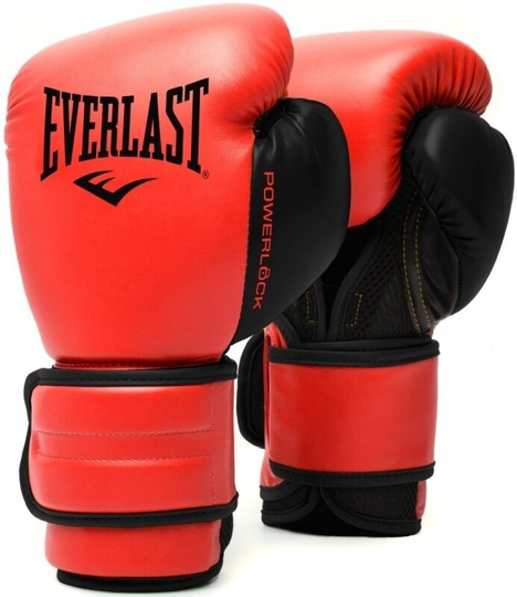 Everlast Powerlock 2R Training Gloves Red 14 oz