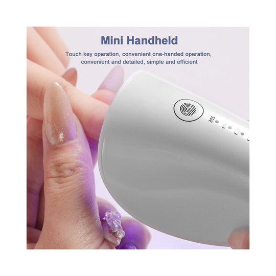 Handheld Nail Dryer Cordless 3 UV Lamps