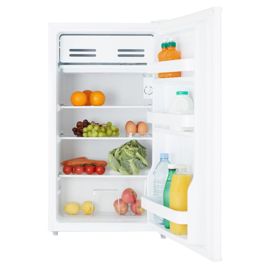 Cookology UCIF93WH Under Counter Freestanding Fridge 47cm wide with chiller box in White