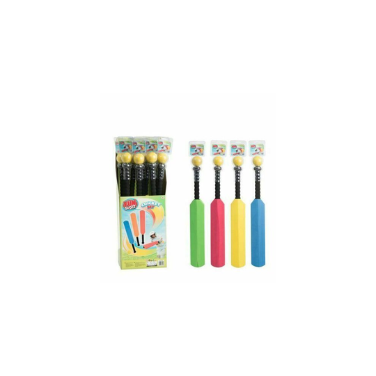 Easy Grip Soft EVA Foam Cricket Set Bat & Ball kids Outdoor Toy