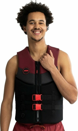 Jobe Neoprene Life Vest Men Burgundy Red S