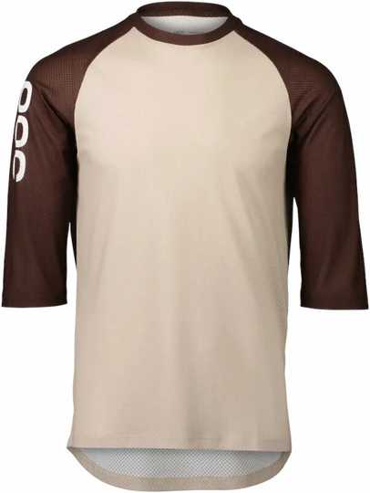 POC MTB Pure 3/4 Jersey Light Sandstone Beige/Axinite Brown S