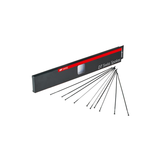 (278 MM, Black) DT Swiss Aero Comp Wide Straight Pull Spokes 14 G Equals 2 MM - Box Of 20