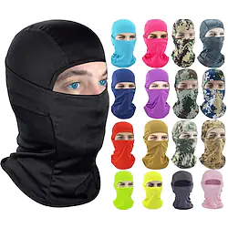 Headwear Balaclava Neck Gaiter Neck Tube Thermal Warm Sunscreen Windproof Fast Dry Breathable Bike / Cycling Forest Green fluorescent green Green Spandex Polyester Summer for Men's Women's Adults' Lightinthebox