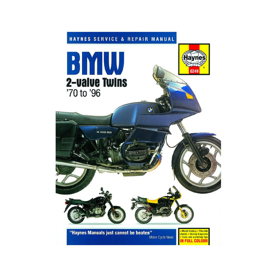 BMW 2-valve twins (70-96) Haynes Repair Manual ~