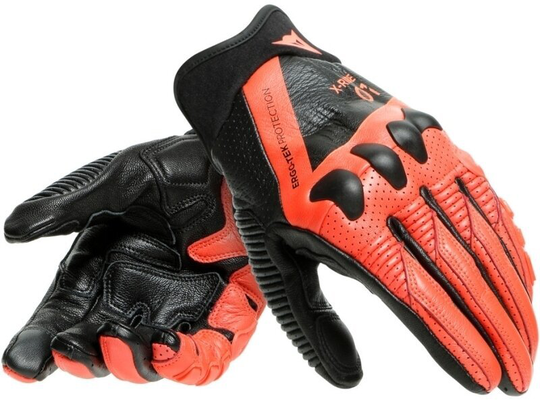 Dainese X-Ride Black/Fluo Red M Motorcycle Gloves