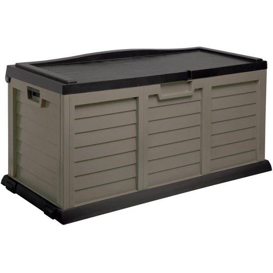 Starplast 14-811 141 x 61 x 71.5 cm Large Sit on Cushion Box - Mocha