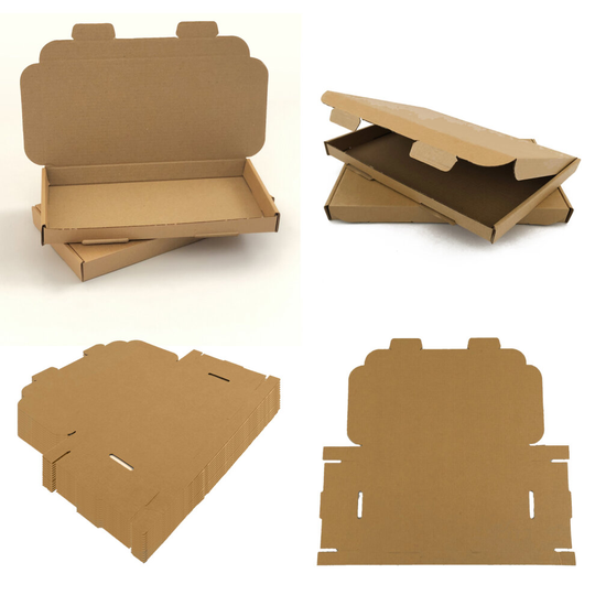 (DL - 220x110x20 mm, 50) Large Letter Postal Cardboard Boxes for Royal Mail