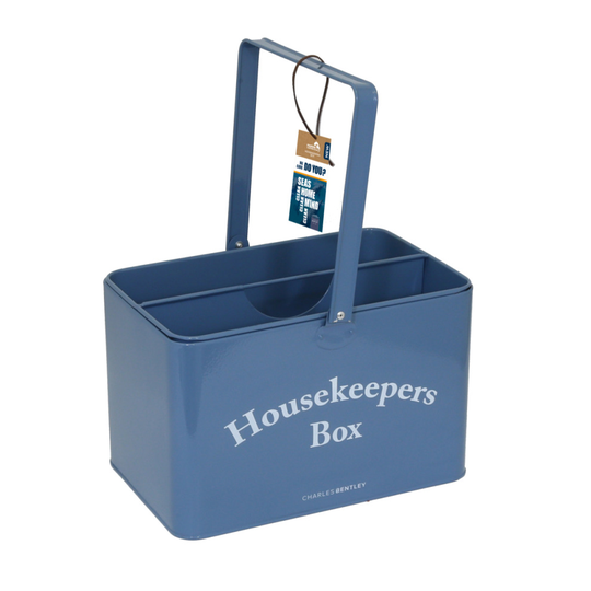 Marine Conservation Society Plastic Free Metal House Keepers Box with Removable Caddy