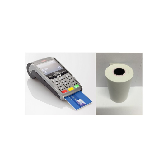 XLN Telecom iWL252 Thermal Till Rolls / Credit Card Machine Rolls / PDQ Rolls - Box of 20 Rolls - Box of 20 Rolls - BPA Free Paper