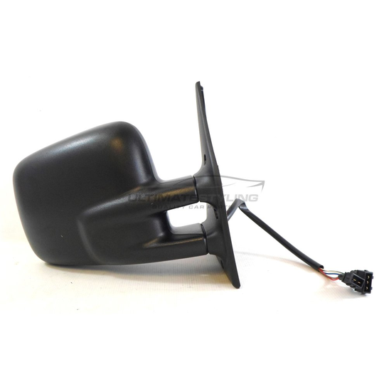 VW Transporter T4 Van 1990-2003 Electric Wing Door Mirror Black Drivers Side O/S