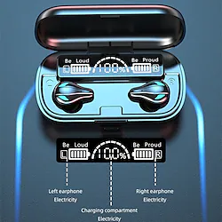 X9 Wireless Earphones HiFI Sound Headphone Bluetooth-compatible Earbuds Waterproof Headsets With Microphone 2000mAh Charging Box Lightinthebox