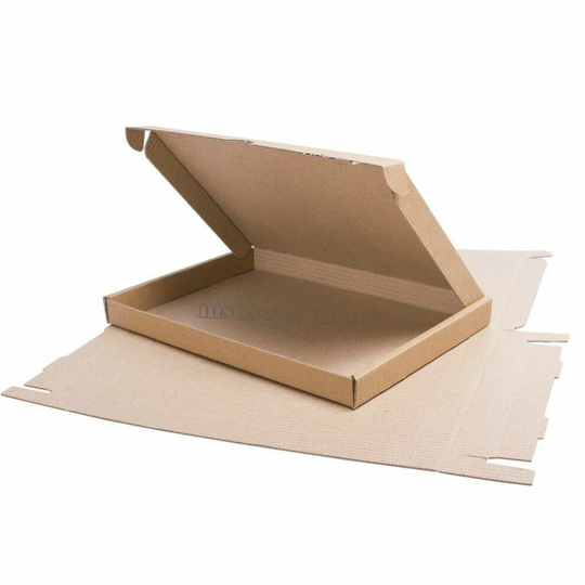 (50 Boxes) C4/A4 Royal Mail Large Letter Cardboard Mailing Postage Box PIP - (34x23x2.3)CM