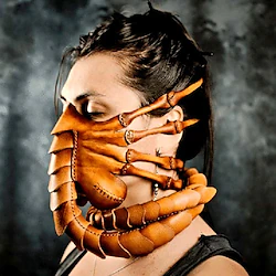Devil / Alien / Scorpion Mask / Facehugger Adults' Horror Men's Brown leatherette Cosplay Accessories Masquerade Costumes / Women's Lightinthebox